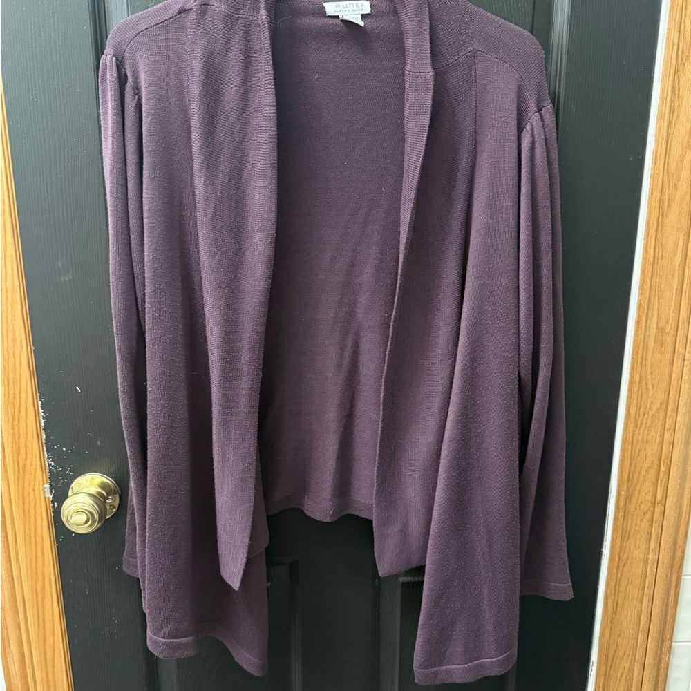 Plus size - Women's Purple Sweater